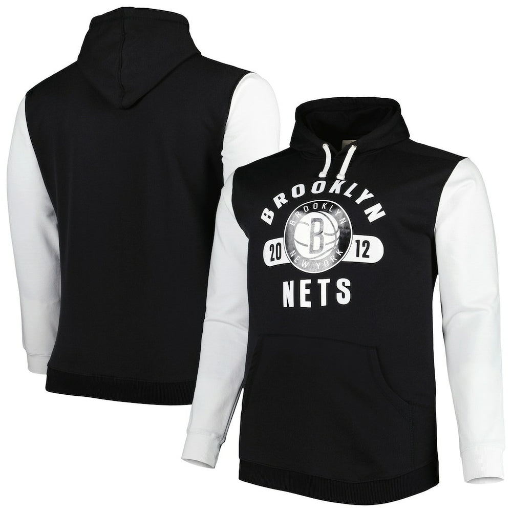 Fanatics Brooklyn Nets Big & Tall Bold Attack Pullover Hoodie