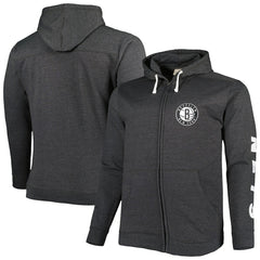 Fanatics Brooklyn Nets Big & Tall Down and Distance Full-Zip Hoodie