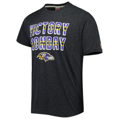 Homage Victory Monday Tri-Blend T-Shirt - Baltimore Ravens T-shirts