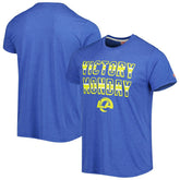 Homage Victory Monday Tri-Blend T-Shirt - Los Angeles Rams T-shirts