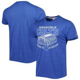 Homage Stadium Tri-Blend T-Shirt - Indianapolis Colts T-shirts