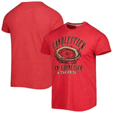 Homage Stadium Tri-Blend T-Shirt - San Francisco 49ers T-shirts