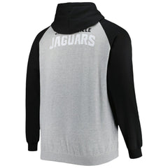 Big & Tall Fleece Raglan Full-Zip Hoodie Jacket - Jacksonville Jaguars Hoodies