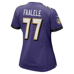 Daniel Faalele Women's Player Game Jersey - Baltimore Ravens Jerseys