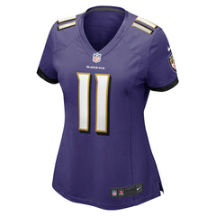 Jordan Stout Women's Player Game Jersey - Baltimore Ravens Jerseys