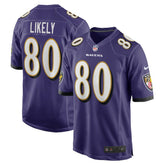 Isaiah Likely Player Game Jersey - Baltimore Ravens Jerseys