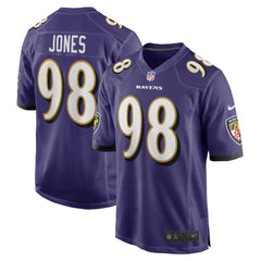 Travis Jones Player Game Jersey - Baltimore Ravens Jerseys