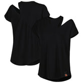 KIYA TOMLIN Women's Cut Out Tri-Blend Shirt - Cincinnati Bengals