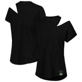 KIYA TOMLIN Women's Cut Out Tri-Blend Shirt - Green Bay Packers