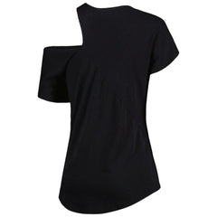 KIYA TOMLIN Women's Cut Out Tri-Blend Shirt - Washington Commanders
