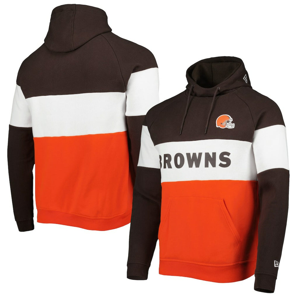 Colorblock Current Pullover Hoodie - Cleveland Browns Hoodies