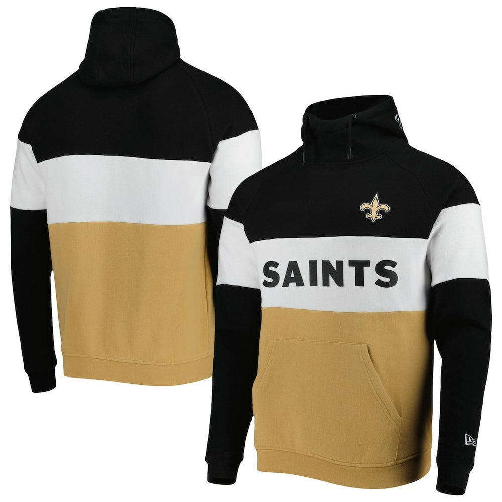 Colorblock Current Pullover Hoodie - New Orleans Saints Hoodies