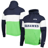 Colorblock Current Pullover Hoodie - Seattle Seahawks Hoodies