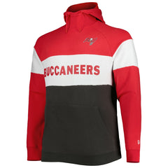 Big & Tall Current Team Colorblock Fleece Raglan Pullover Hoodie - Tampa Bay Buccaneers Hoodies