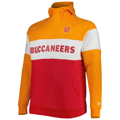 Big & Tall Throwback Colorblock Raglan Pullover Hoodie - Tampa Bay Buccaneers Hoodies