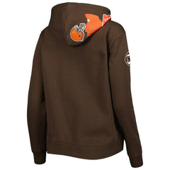 Pro Standard Women's Local Patch Pullover Hoodie - Cleveland Browns Hoodies