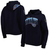 Pro Standard Women's Local Patch Pullover Hoodie - Tennessee Titans Hoodies