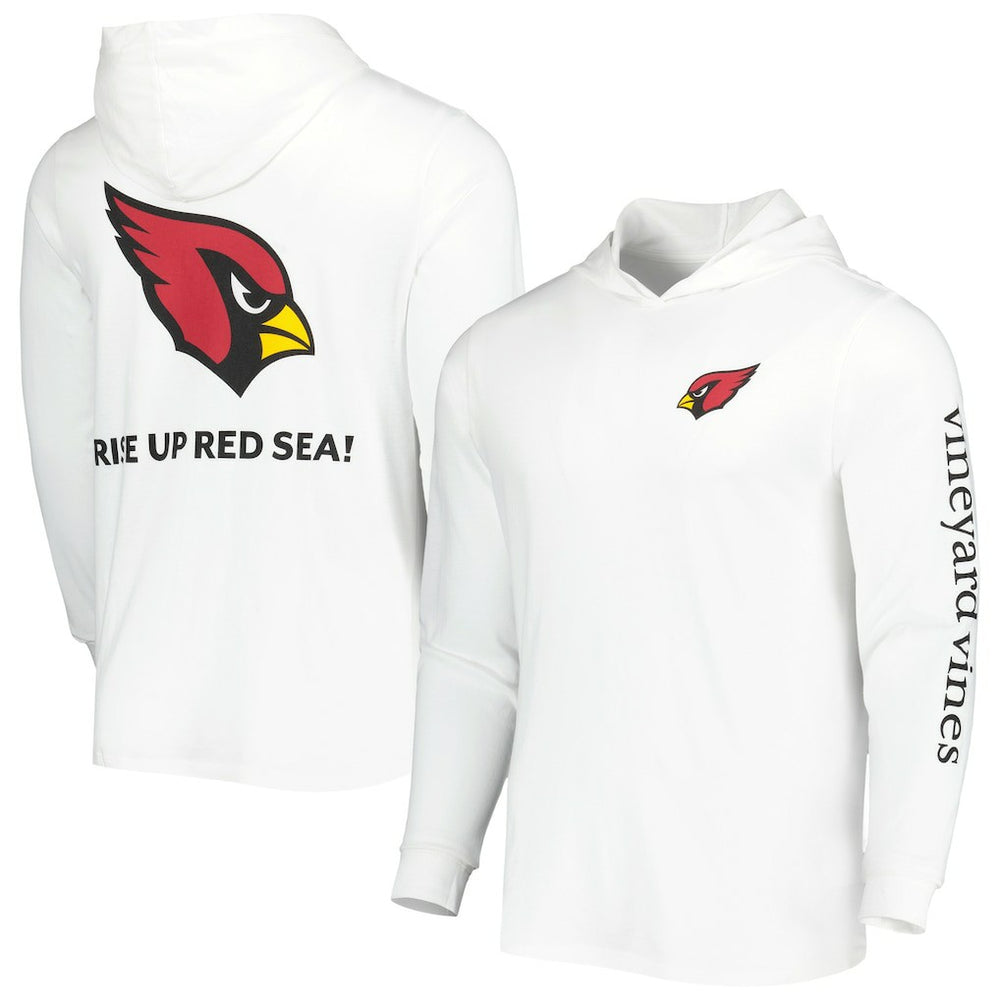 Vineyard Vines Local Long Sleeve Hoodie T-Shirt - Arizona Cardinals Hoodies