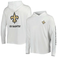 Vineyard Vines Local Long Sleeve Hoodie T-Shirt - New Orleans Saints Hoodies
