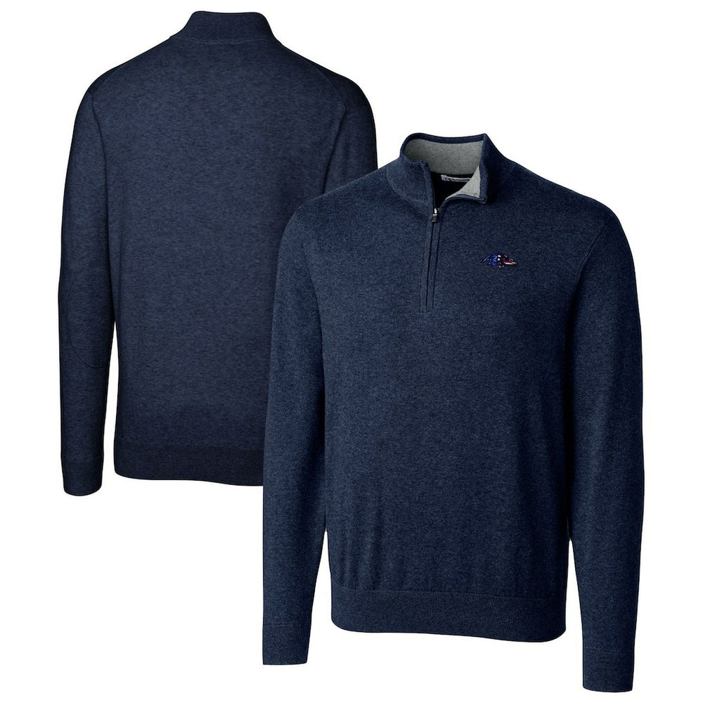 Cutter & Buck Lakemont Quarter-Zip Pullover Sweater - Baltimore Ravens Pullover