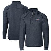 Cutter & Buck Big & Tall Mainsail Sweater Knit Half-Zip Pullover Jacket - Kansas City Chiefs Pullover