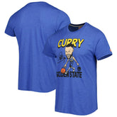 Stephen Curry Golden State Warriors Homage Player Caricature Tri-Blend T-Shirt sale