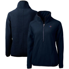 Cutter & Buck Women's Americana Cascade Eco Sherpa Fleece Half-Zip Pullover Jacket - Tampa Bay Buccaneers Pullover