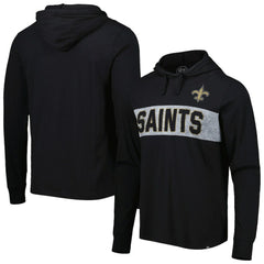 '47 Field Franklin Hooded Long Sleeve T-Shirt - New Orleans Saints T-shirts