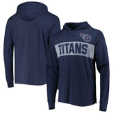 '47 Field Franklin Hooded Long Sleeve T-Shirt - Tennessee Titans T-shirts