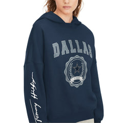 Tommy Hilfiger Women's Becca Dropped Shoulders Pullover Hoodie - Dallas Cowboys Hoodies