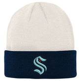 NHL Seattle Kraken Youth Logo Cuffed Knit Hat