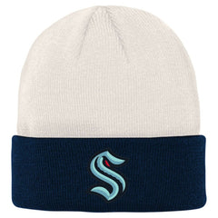 NHL Seattle Kraken Youth Logo Cuffed Knit Hat