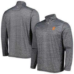 Gray San Francisco Giants Tommy Bahama Delray IslandZone Half-Zip Top