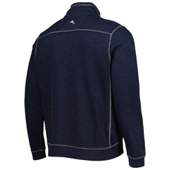 Blue Houston Astros Tommy Bahama Tobago Bay Tri-Blend Quarter-Zip Sweatshirt