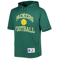 Washed Short Sleeve Pullover Hoodie - Green Bay Packers Hoodies