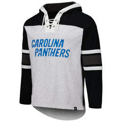 '47 Gridiron Lace-Up Pullover Hoodie - Carolina Panthers Hoodies
