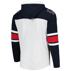 '47 Gridiron Lace-Up Pullover Hoodie - Houston Texans Hoodies