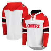 '47 Gridiron Lace-Up Pullover Hoodie - Kansas City Chiefs Hoodies