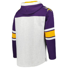 '47 Gridiron Lace-Up Pullover Hoodie - Minnesota Vikings Hoodies