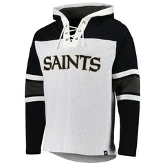 '47 Gridiron Lace-Up Pullover Hoodie - New Orleans Saints Hoodies