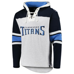 '47 Gridiron Lace-Up Pullover Hoodie - Tennessee Titans Hoodies