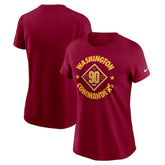 Women's 90th Anniversary T-Shirt - Washington Commanders T-shirts