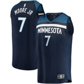 Fanatics Wendell Moore Jr. Minnesota Timberwolves 2022 NBA Draft First Round Pick Fast Break Replica Player Jersey Icon
