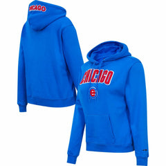Royal Chicago Cubs Pro Standard Women's Classic Fleece Pullover Hoodie