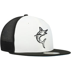 White/Black Miami Marlins New Era 2023 On-Field Batting Practice 59FIFTY Fitted Hat