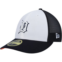 White/Navy Detroit Tigers New Era 2023 On-Field Batting Practice Low Profile 59FIFTY Fitted Hat