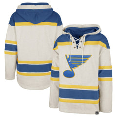 NHL St. Louis Blues '47 Rockaway Lace-Up Pullover Hoodie