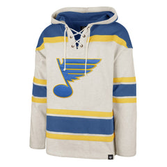 NHL St. Louis Blues '47 Rockaway Lace-Up Pullover Hoodie
