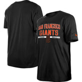 Black San Francisco Giants New Era Batting Practice T-Shirt