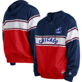 Navy Chicago White Sox New Era Ripstop Raglan Quarter-Zip Hoodie